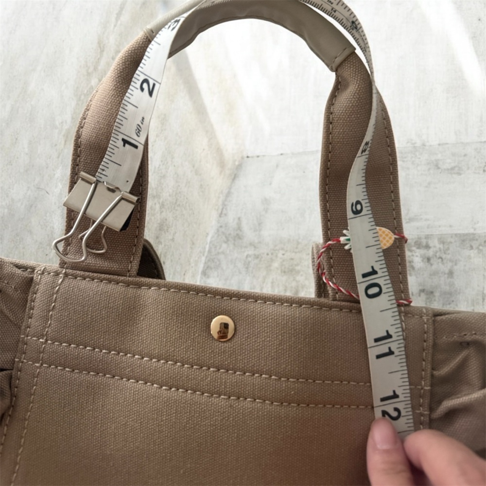 Jill by Jill Stuart ruffle tan tote bag - Picture 8 of 11